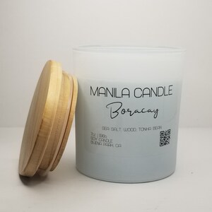 Boracay | Manila Candle | Philippine Inspired Candle | Filipino made Candle | Soy Candle