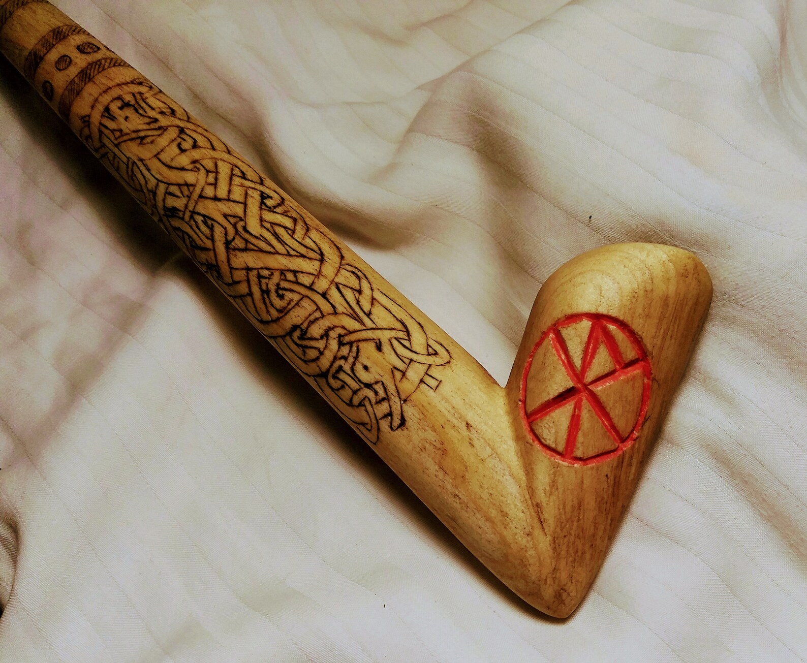 Long Viking Tobacco Pipe Jarl Pipe Smoking Etsy