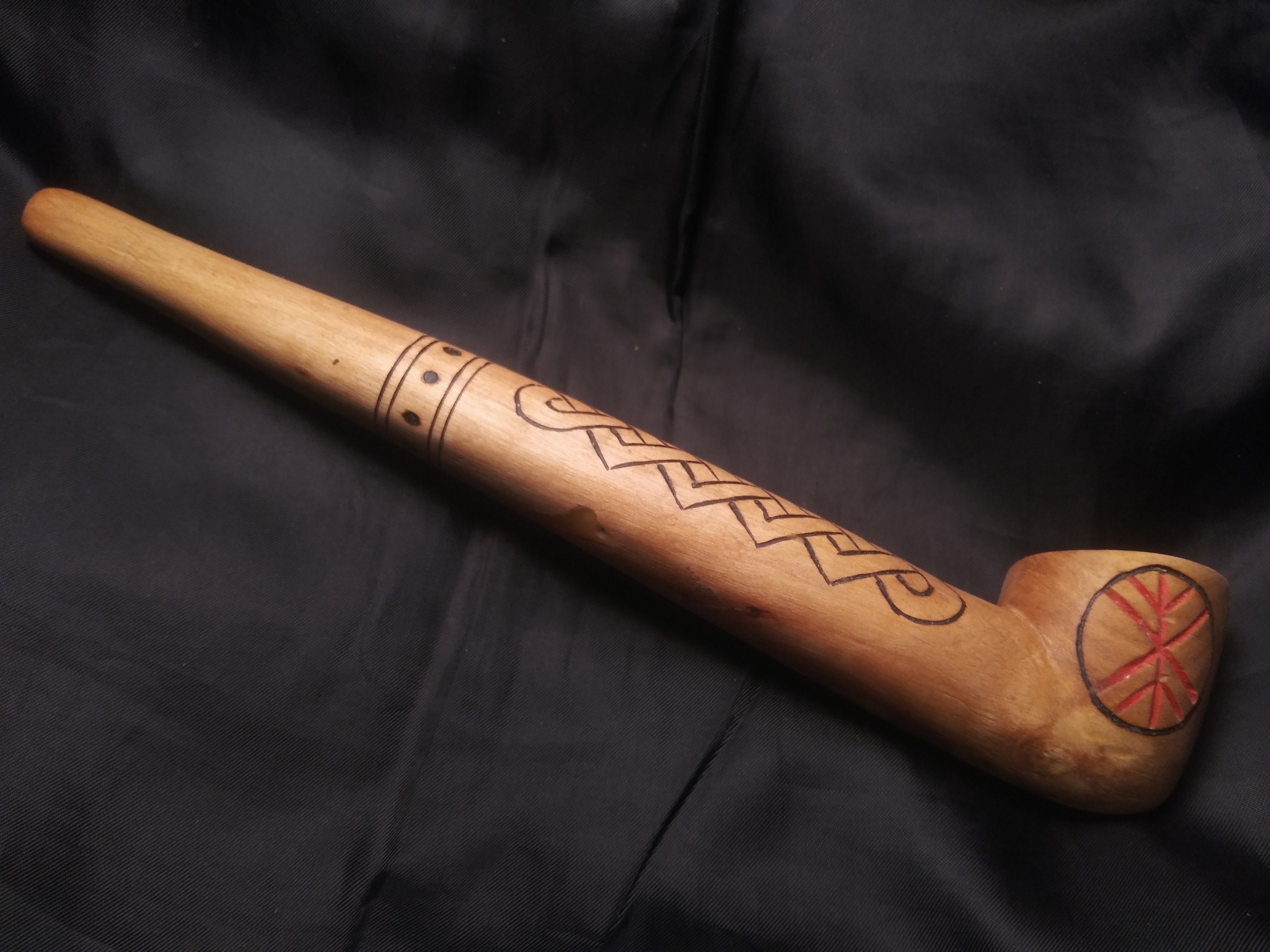 Long Viking Tobacco Pipe Jarl Pipe Smoking Etsy