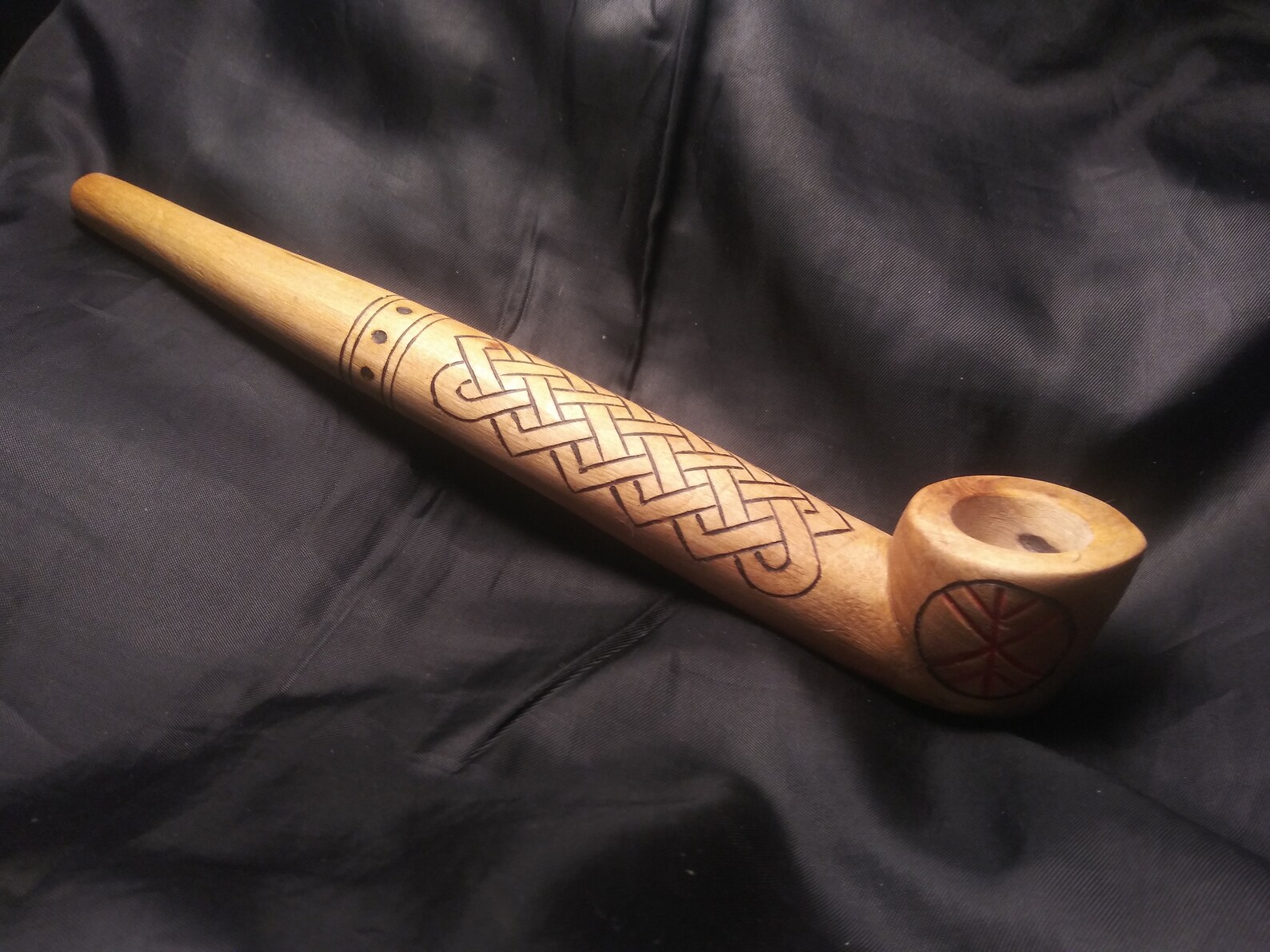 Long Viking Tobacco Pipe Jarl Pipe Smoking Etsy