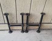 Table legs,Industrial black pipe legs, Rustic pipe legs,Vintage steel table legs, Iron table legs,Coffee table legs,Dining iron table legs