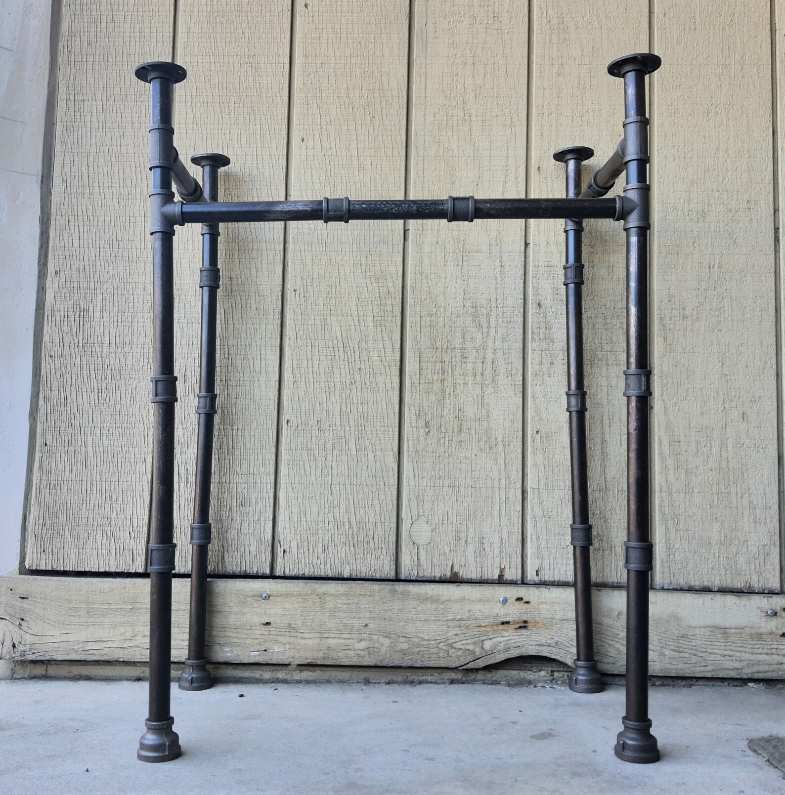 Sink Support Sink Frame Iron Legs Industrial Pipe Legs Etsy