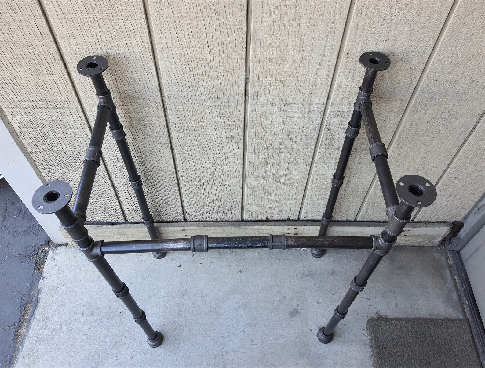 Sink Support Sink Frame Iron Legs Industrial Pipe Legs Etsy