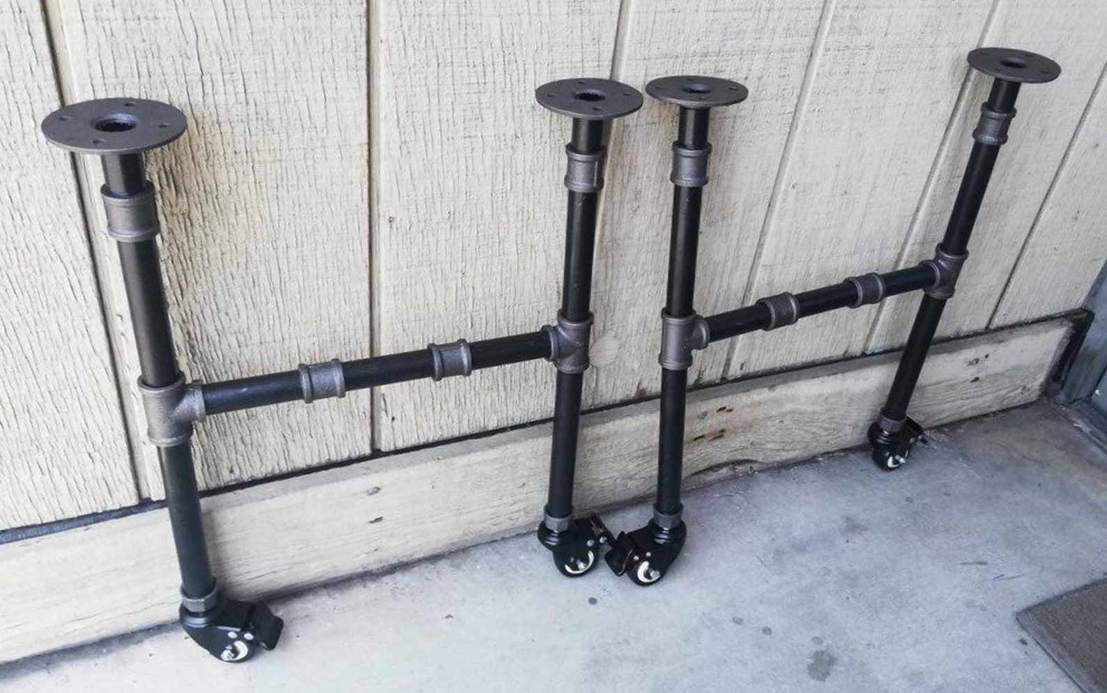 Table Legs With Wheels and 4 Locking Mechanismscoffee Table Etsy