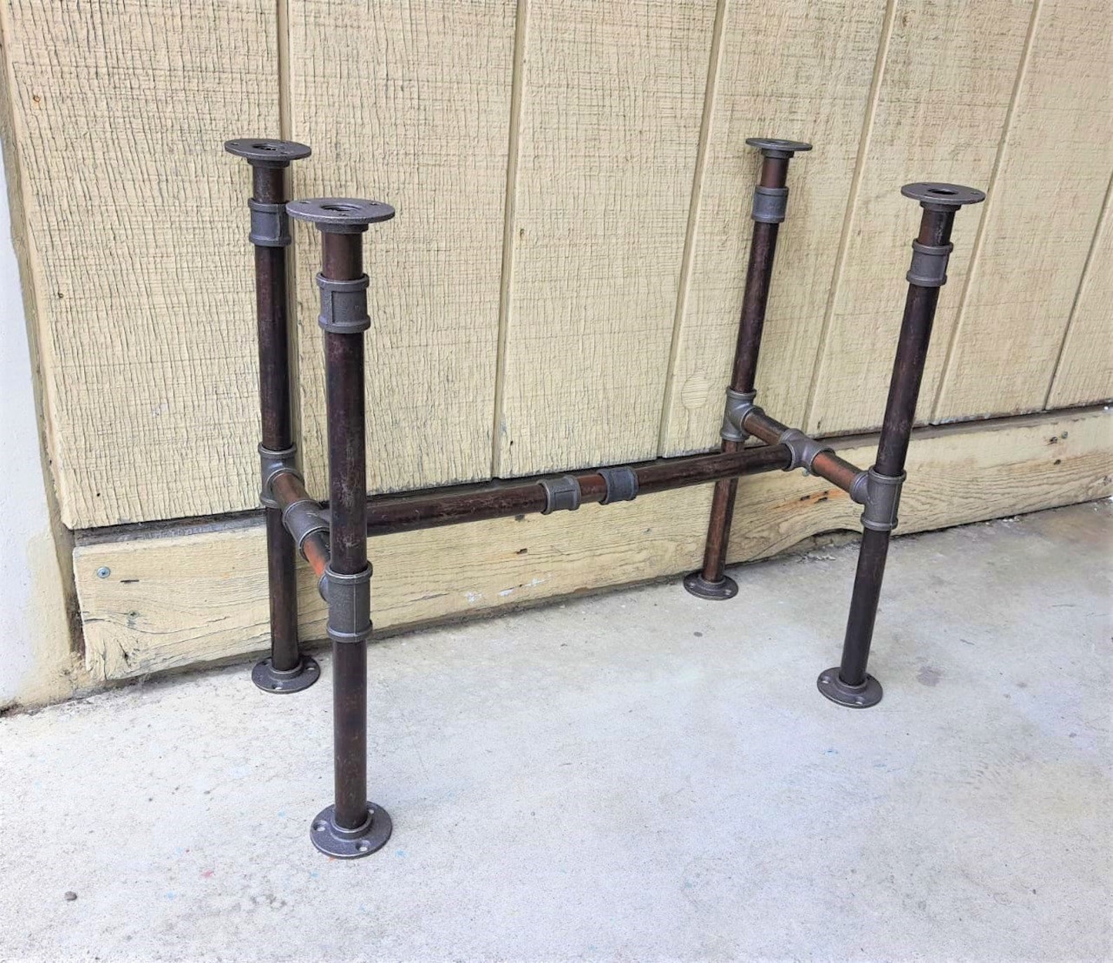 Vintage Table Legs With Crossbardinning Vintage Table Legs Etsy