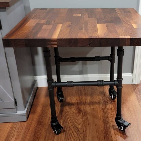 Table Legs With Wheels and 4 Locking Mechanisms coffee Table Legs