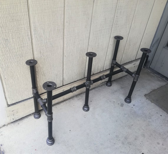 Metal table legs with crossbar deals