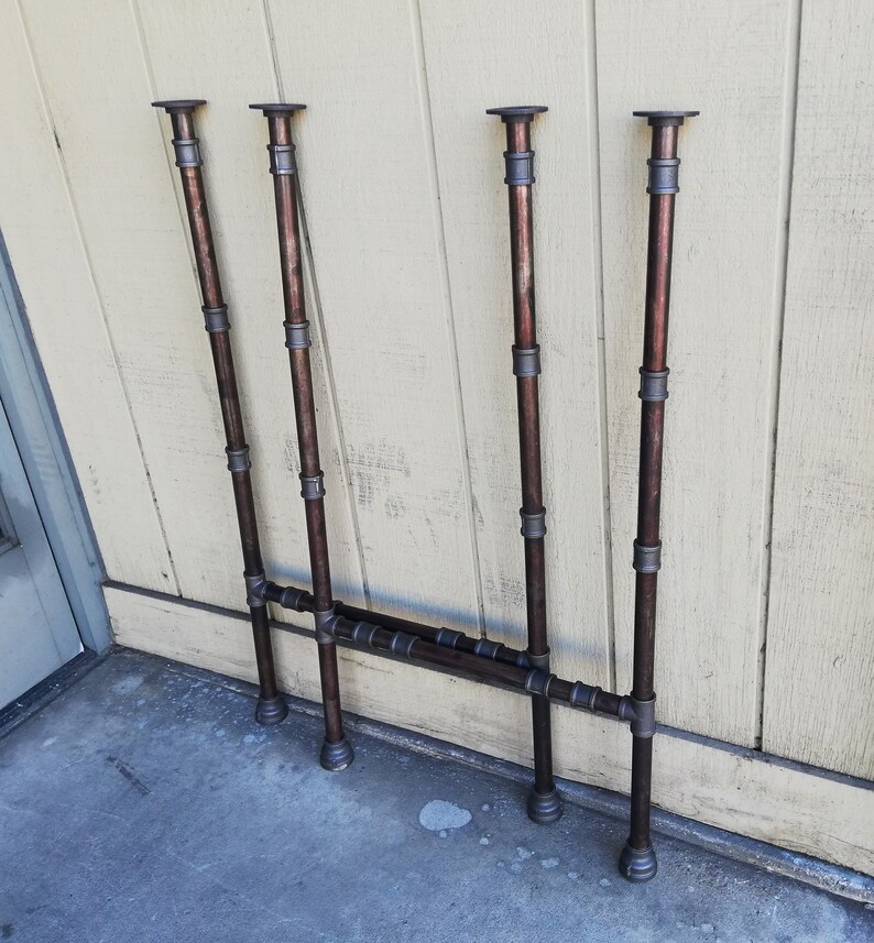 Vintage Metal Table Legsrustic Coffee Pipe Legsvintage Iron Etsy