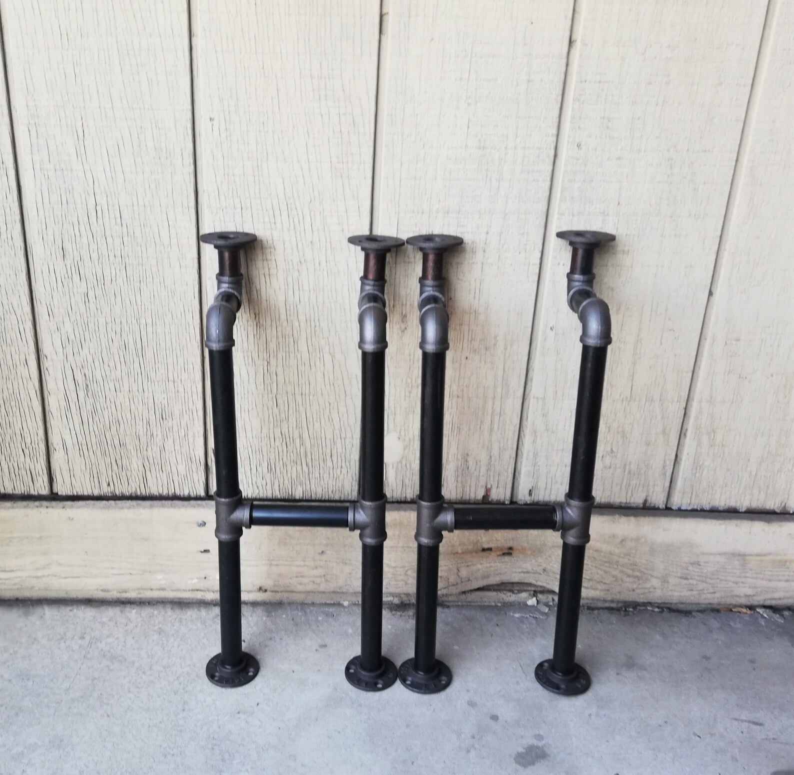 Designer Table Legsindustrial Black Pipe Legsvintage Table Etsy