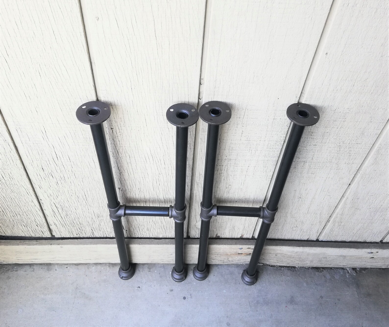 Industrial high pipe legs Pub table legsBar table legsMetal Etsy Italia