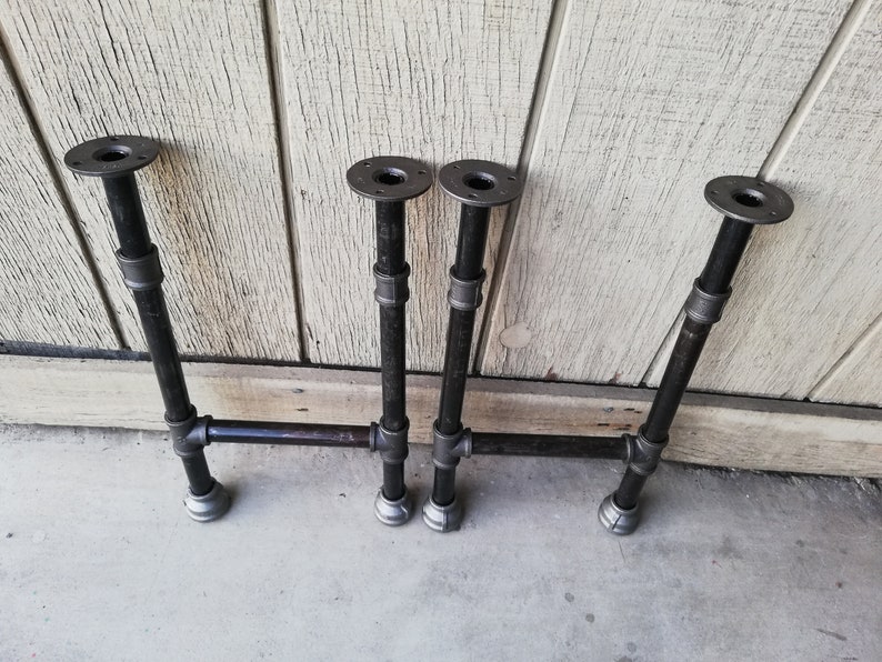 Vintage Black Iron Legs Coffee Table Legs Furniture Etsy