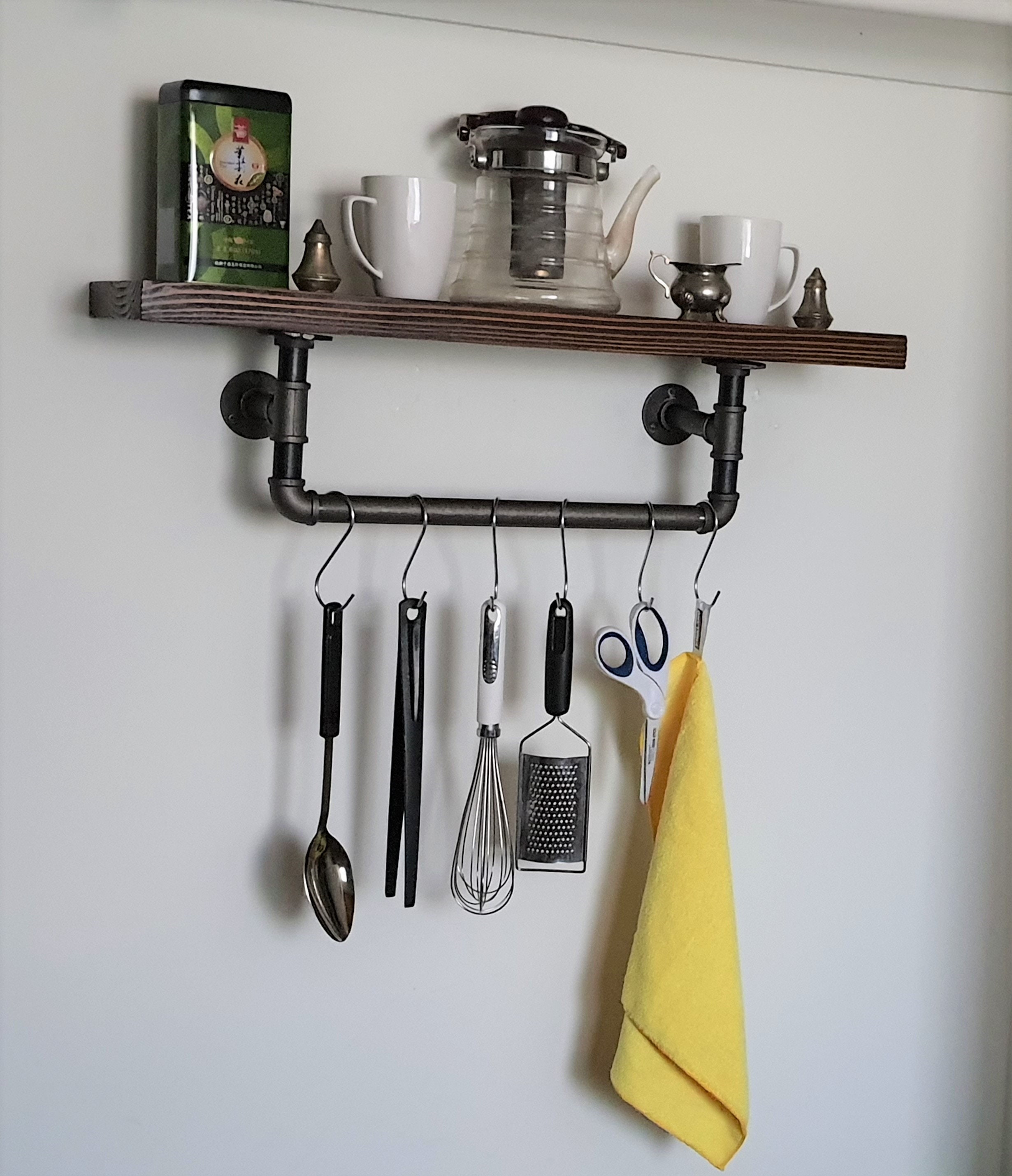 Soportes de estante de pared soporte de estante oculto | Etsy