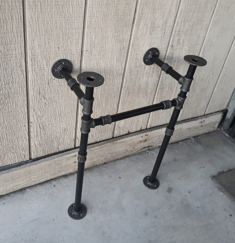 Sink Frame Sink Support Industrial Pipe Legs Sink Base Etsy
