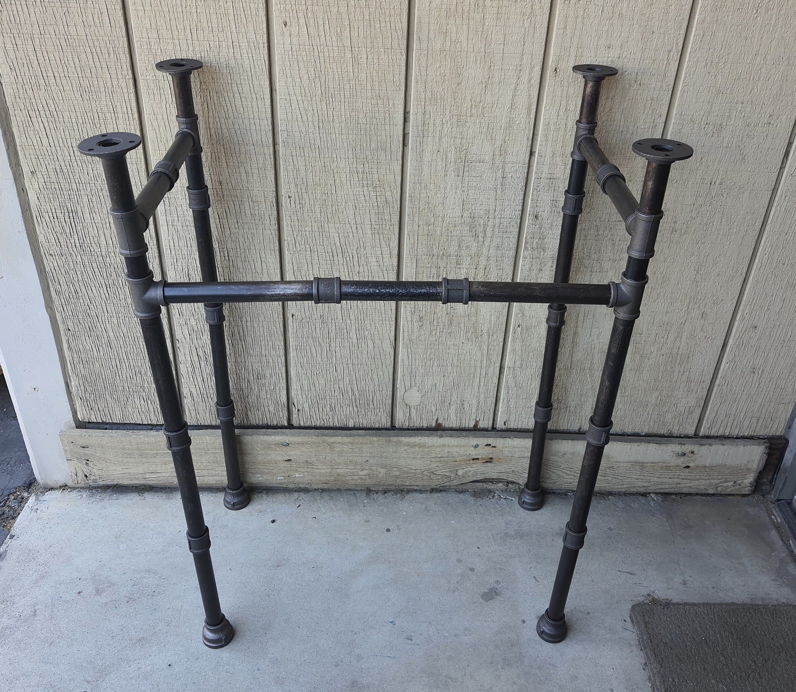 Sink Support Sink Frame Iron Legs Industrial Pipe Legs Etsy