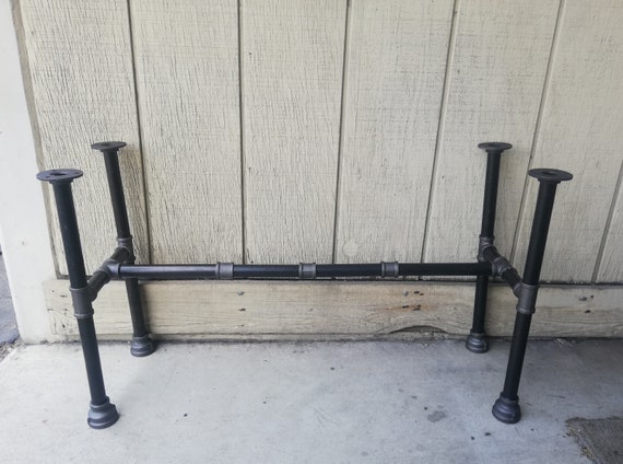 Metal table legs with crossbar deals