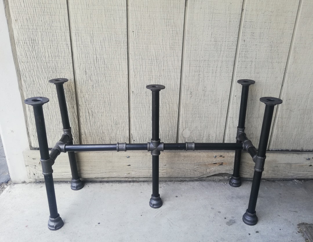 Table Legs With Crossbar & Support Leg in the Middle,metal Table Legs