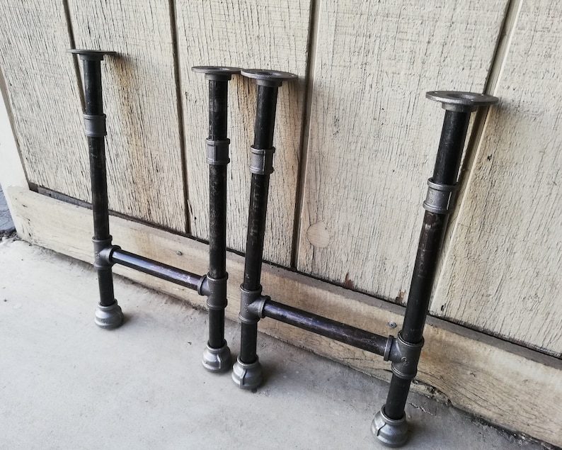 Vintage Black Iron Legs Coffee Table Legs Furniture Etsy