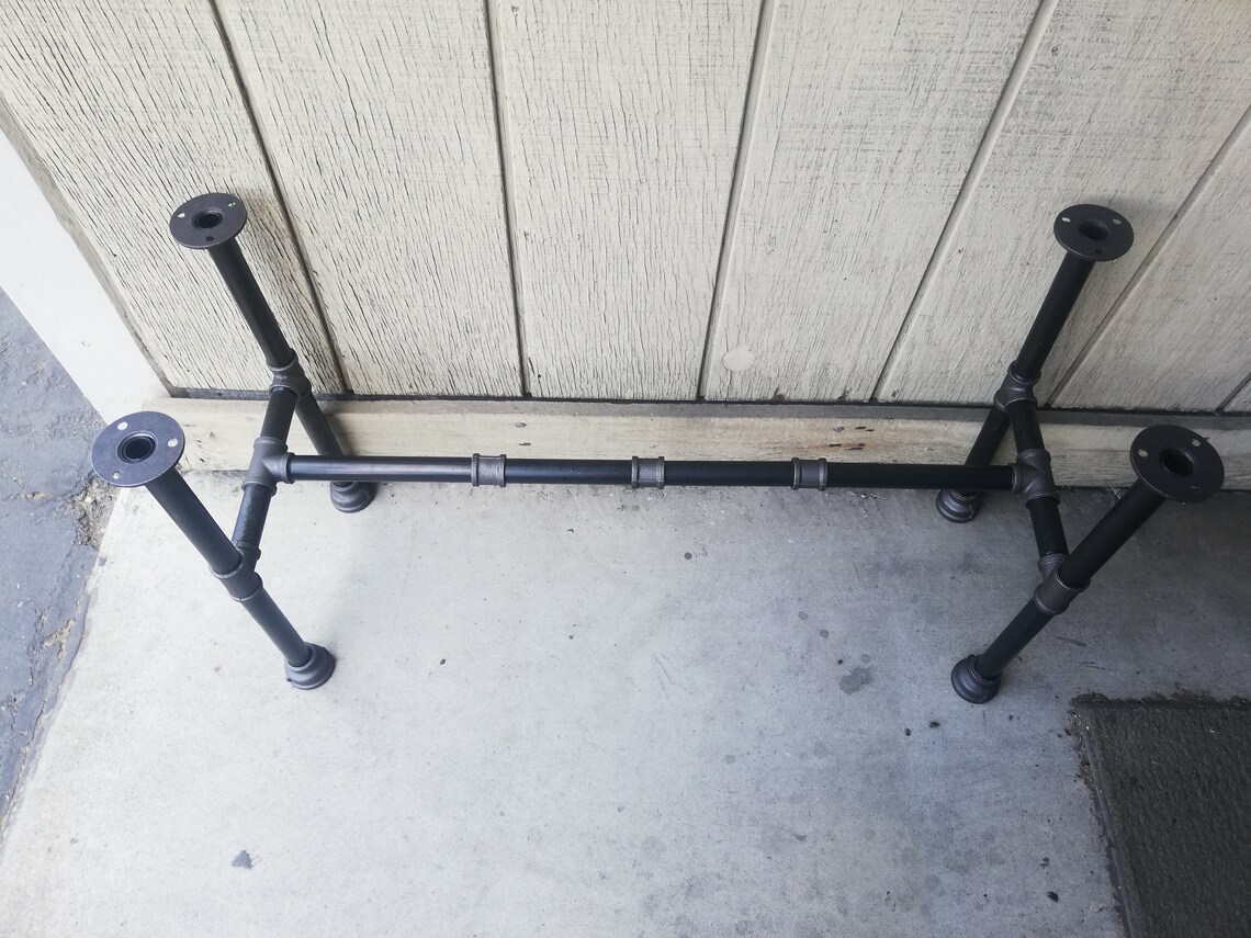 Metal Table Legs With Crossbar Table Legs W/crossbardinning Etsy