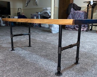 Black Pipe Table Black Pipe Table, Black Pipe Furniture Base