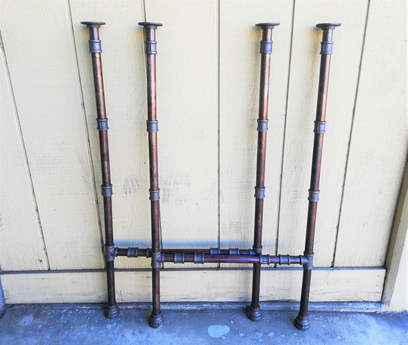 Vintage Metal Table Legsrustic Coffee Pipe Legsvintage Iron Etsy