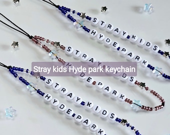 Stray kids Hyde park festival bst keychain phone chain skz Kpop