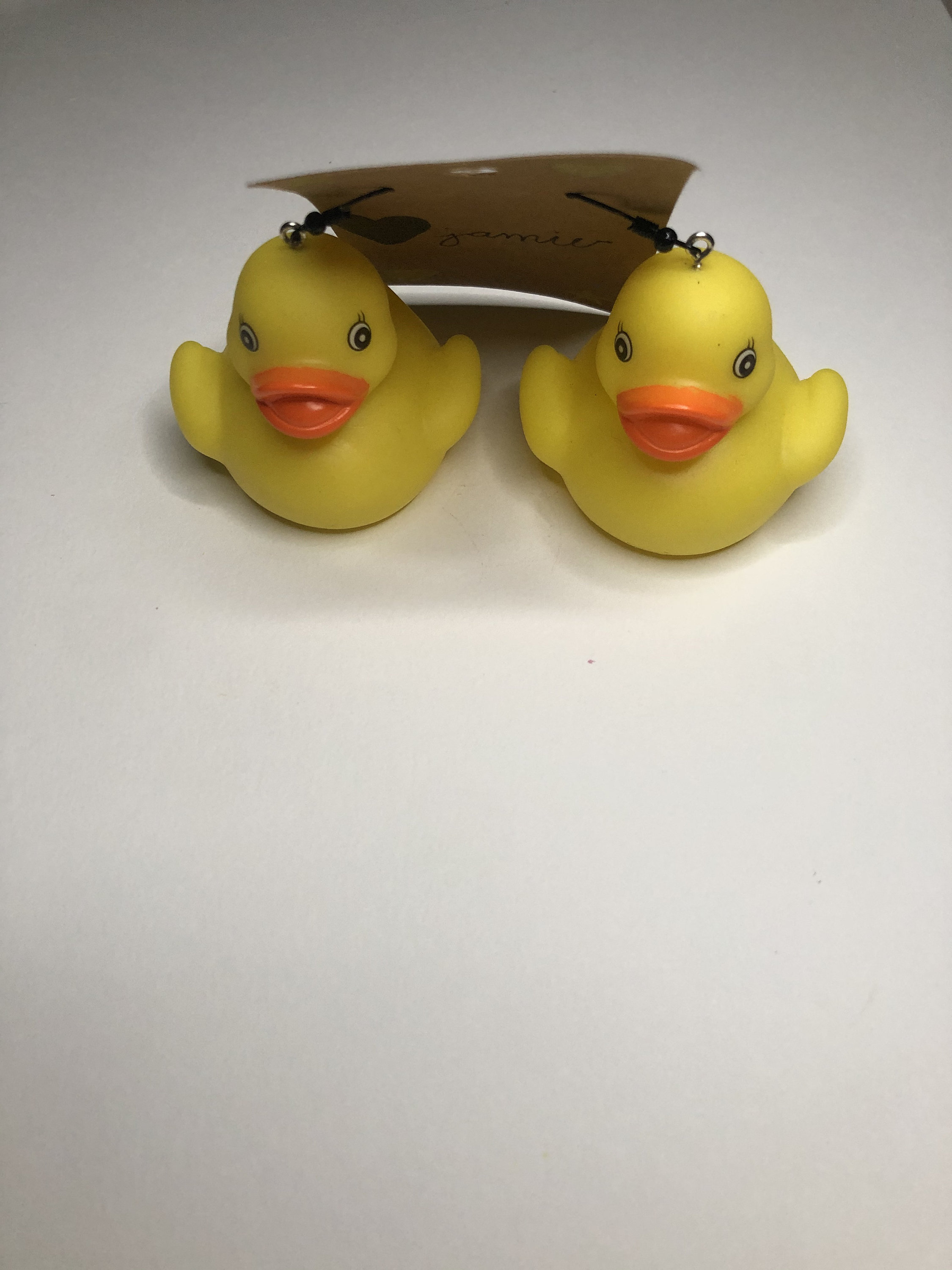 Rubber Duckie Earrings Etsy