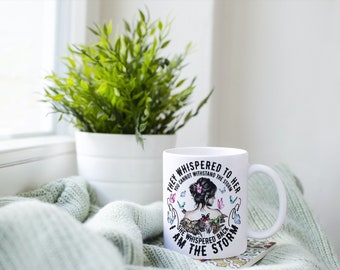 12 oz ceramic i am the storm mug-