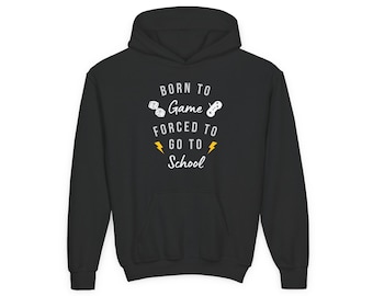 Youth Motivational Hoodie - Born to Be Great, Perfect for School, Gifts, Birthdays, Sports Events, and Casual Wear
