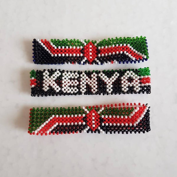 Kenyan flag bracelet, Personalized beaded bracelet, Customized bracelet, African beaded bracelets, name bracelet, bracelet gift