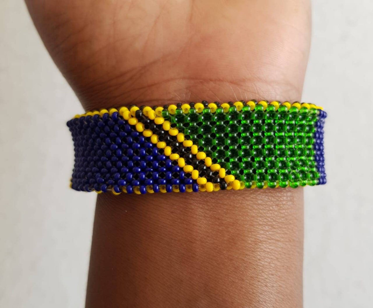 Tanzanian Flag Bracelet Customized Bracelet Personalized Etsy UK
