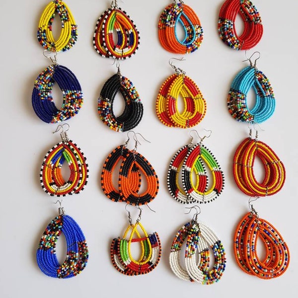 Maasai Earrings Etsy
