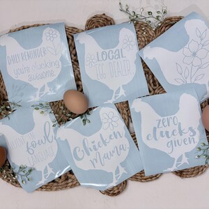 Chicken Window Sticker Chicken Window Car Decal - Chicken Stickers - Chicken Gift Idea ...
