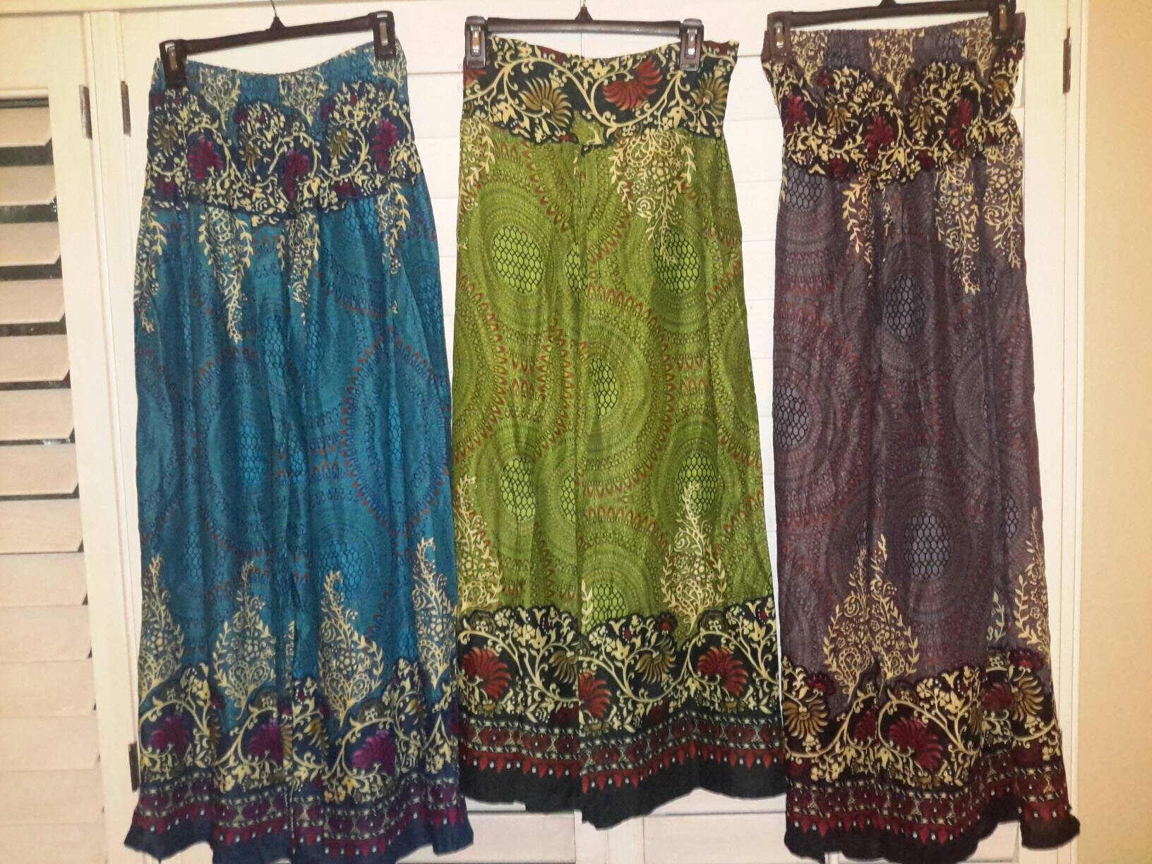 open leg pants