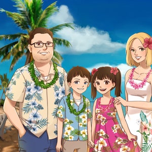 Custom Orders - cartoon, anime, movie - illustrations, portrait, fan art - family, couple, gift