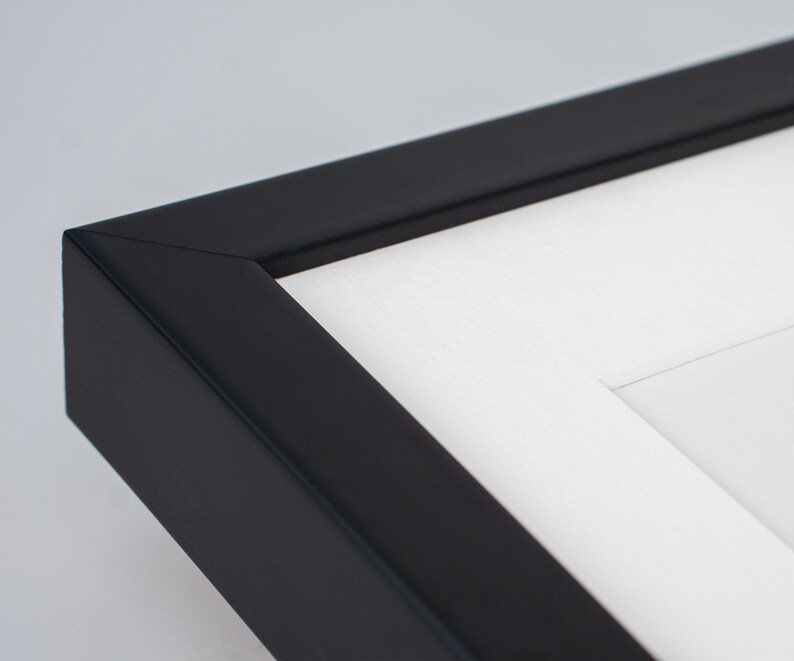 A2 / A3 / A4 / A5 Black Wooden Frame for Picture Print Photo Etsy