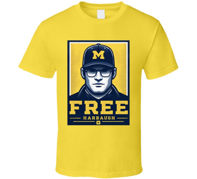 Free Harbaugh Let Him Coach T Shirt Etsy
