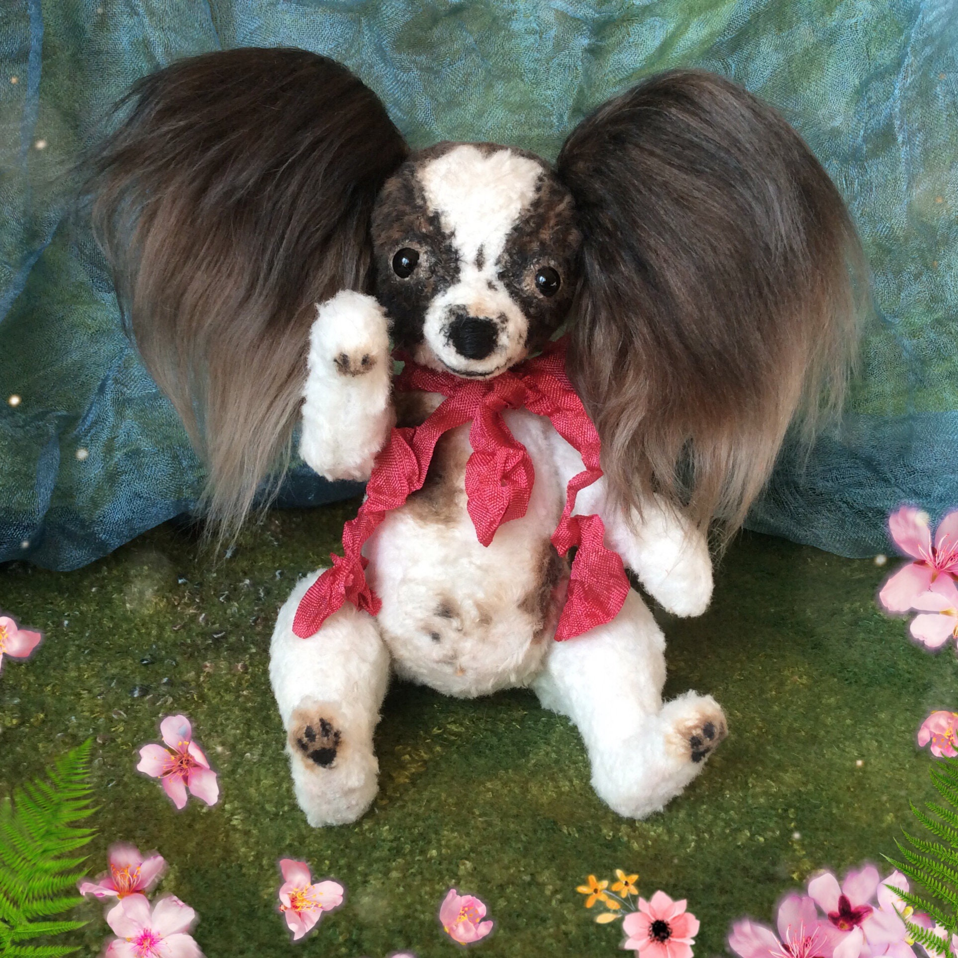 Toy papillon dog Etsy