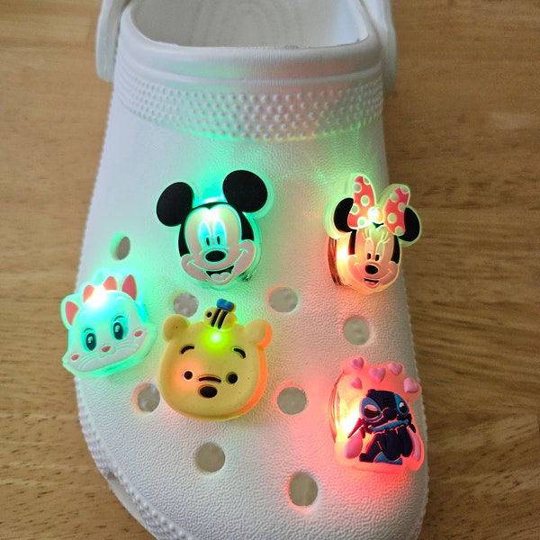 Light Up Crocs Charms Instant Light Up Shoes