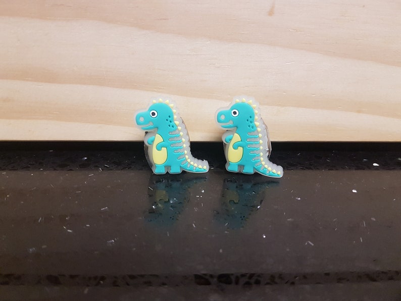 Light Up Shoe Clips Step Activated Shoe Charms Dinosaur Standing