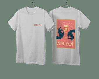 Aperol Spritz T-shirt | Aperol print | Aperol poster | Cocktail T-shirt