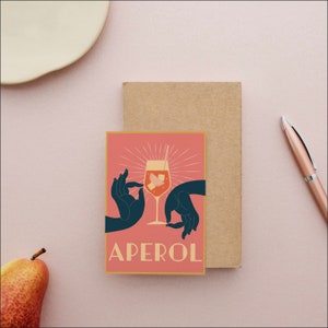 Cartolina Aperol | Cartolina Aperol Spritz | biglietto d'auguri