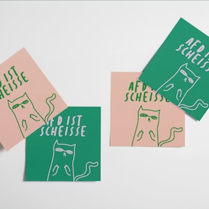 Statement Sticker / FCK AFD / Feminismus Sticker