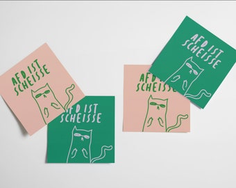 Statement Stickers / FCK AFD / Feminism Stickers