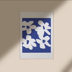 abstract flower Poster | matisse print | abstraktes poster A4 A3
