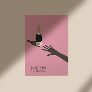 | de carteles de Prosecco | de impresión Secco Póster de cóctel