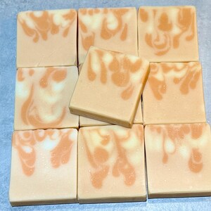 Pink Grapefruit & Passion Seed Oil Soap | Coconut Milk Base for Sensitive Skin | Vegan Friendly image 5