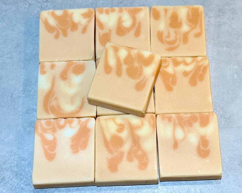 Pink Grapefruit & Passion Seed Oil Soap | Coconut Milk Base for Sensitive Skin | Vegan Friendly image 5