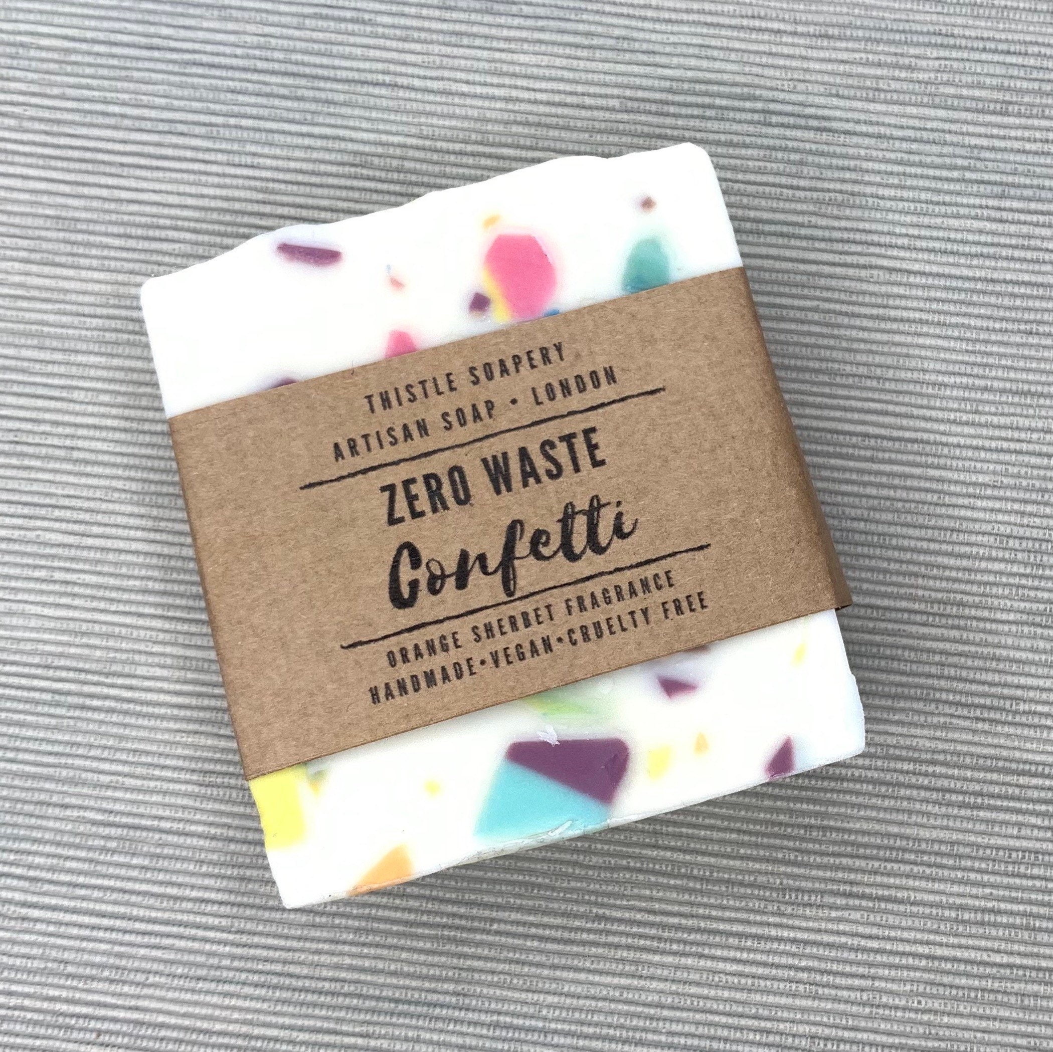 Zero Waste Vegan Confetti Soap