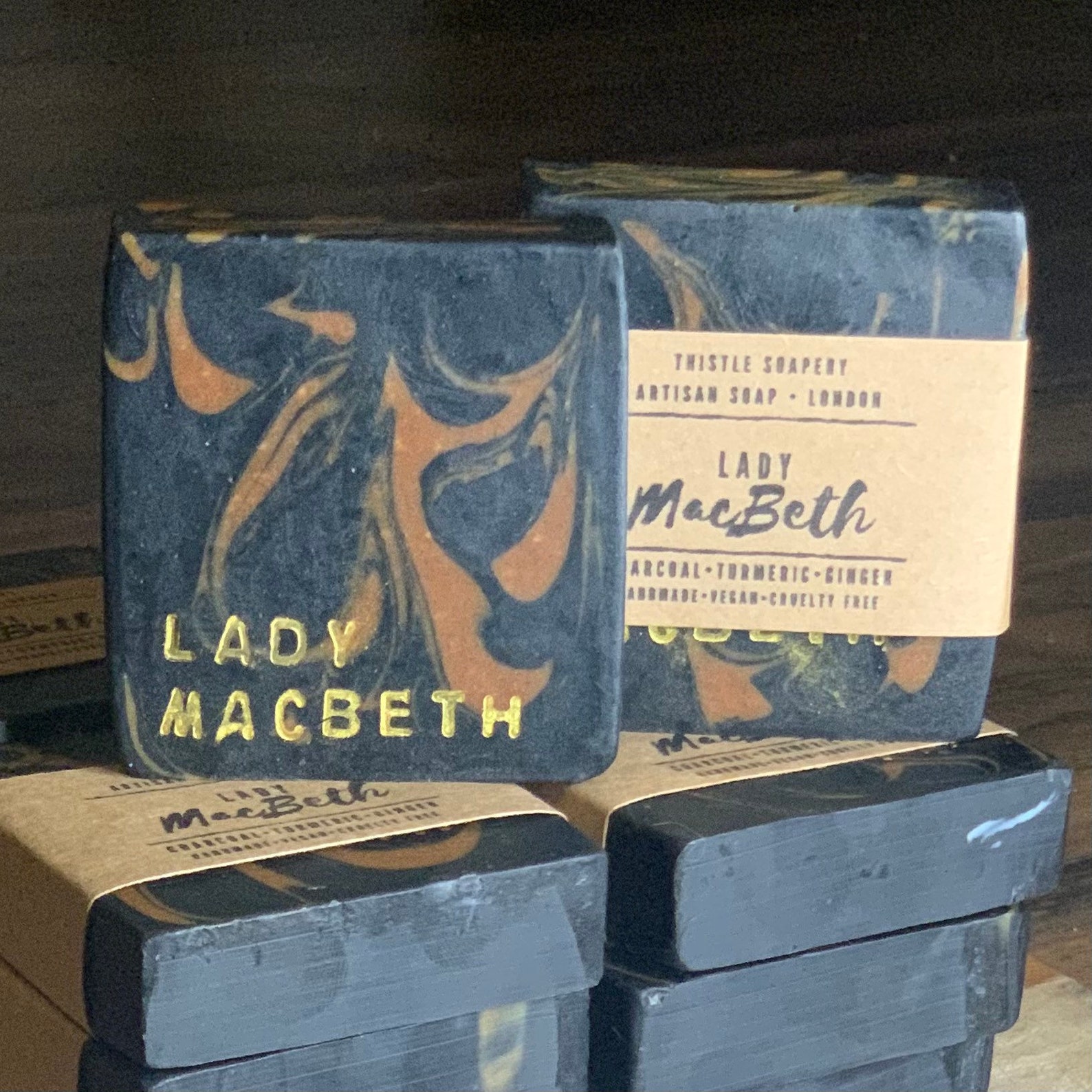 Charcoal and Turmeric Vegan Facial Soap with tea tree and Etsy