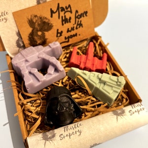 Star Wars Inspired Mini Soap Set: Handmade Vegan Cruelty-Free Soaps